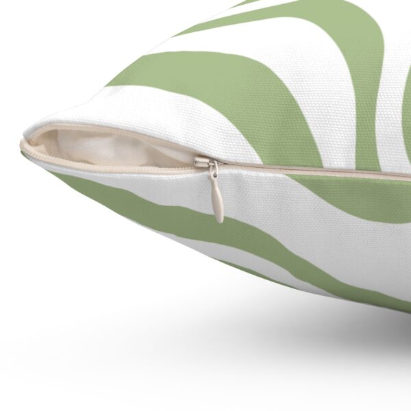 Mint Liquid Twirl Pillow - Image 3
