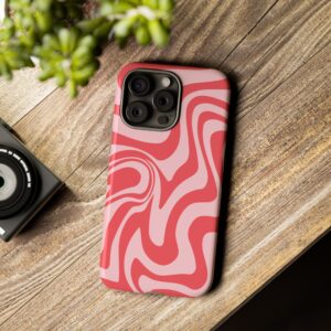 Bubble gum liquid twirl Phone case