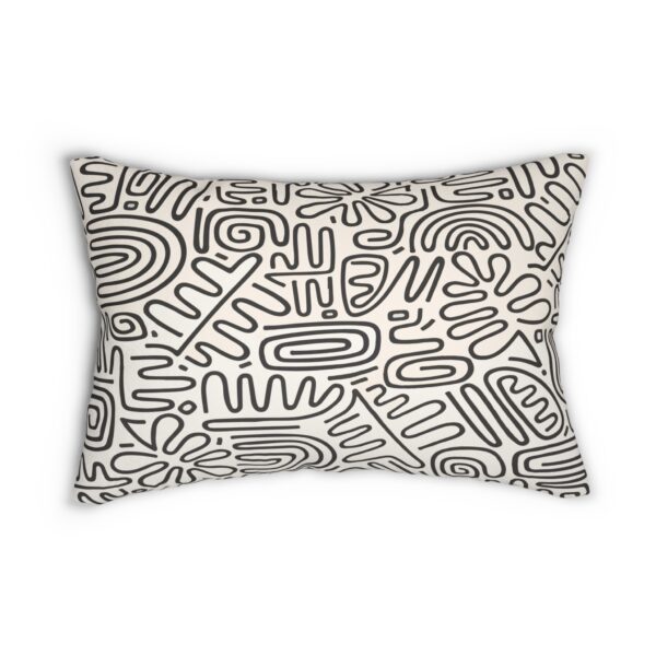 Shape lines Lumbar Pillow - Image 2