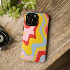 Liquid Twirl retro colors Phone Case