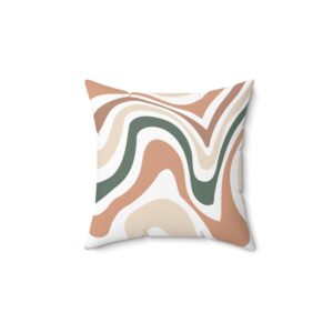 Earth Liquid Twirl Pillow