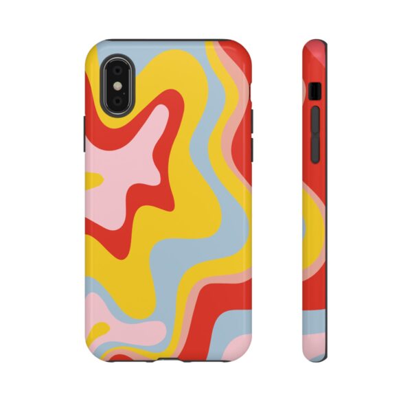 Liquid Twirl retro colors Phone Case - Image 6