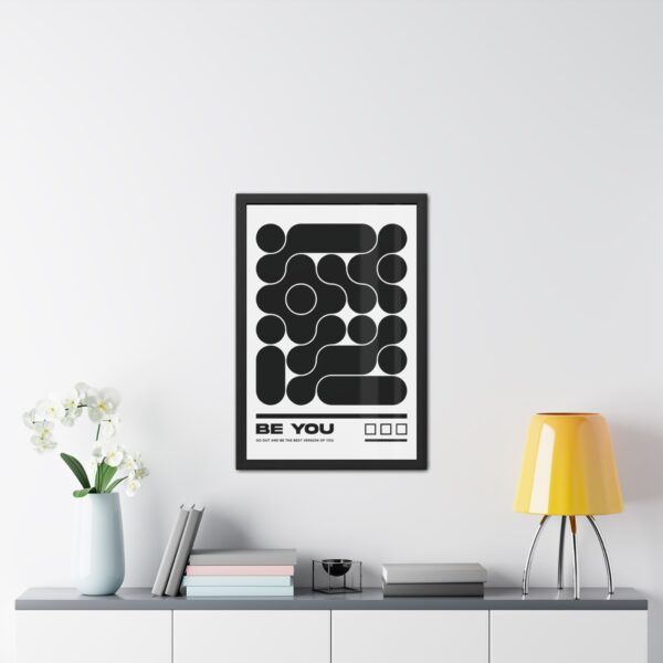 Inspirational Framed Poster - 'Be You' Minimalist Wall Art - Image 5