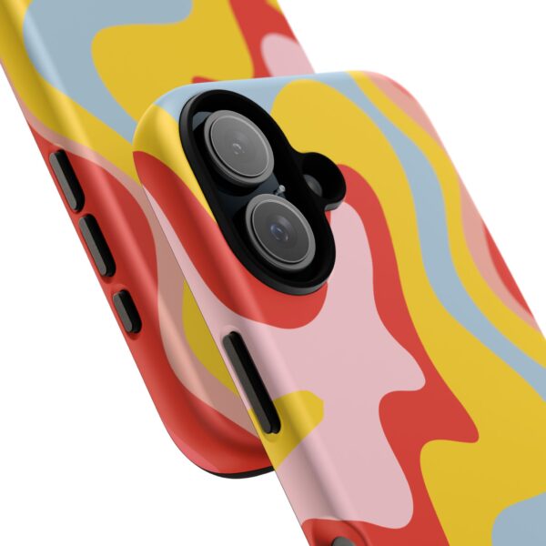 Liquid Twirl retro colors Phone Case - Image 5