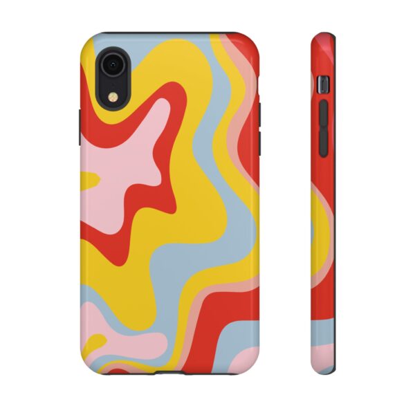 Liquid Twirl retro colors Phone Case - Image 8