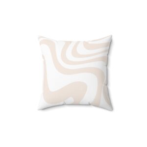 Subtle Liquid Twirl Pillow