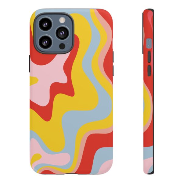 Liquid Twirl retro colors Phone Case - Image 35