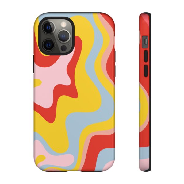 Liquid Twirl retro colors Phone Case - Image 24