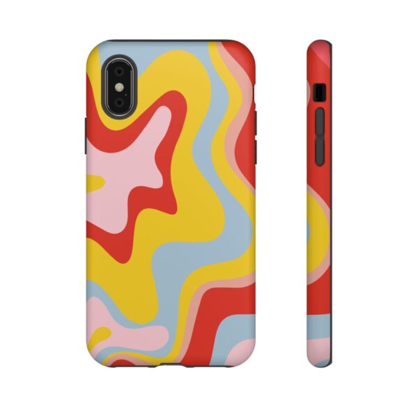 Liquid Twirl retro colors Phone Case - Image 7
