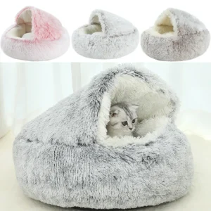 Round Cat Bed Cushion