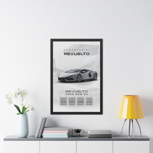 Lamborghini Revuelto Framed Poster - Image 6