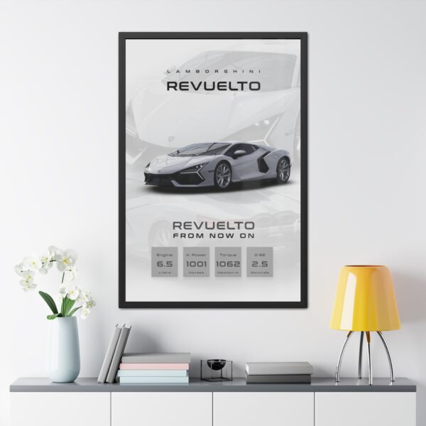 Lamborghini Revuelto Framed Poster