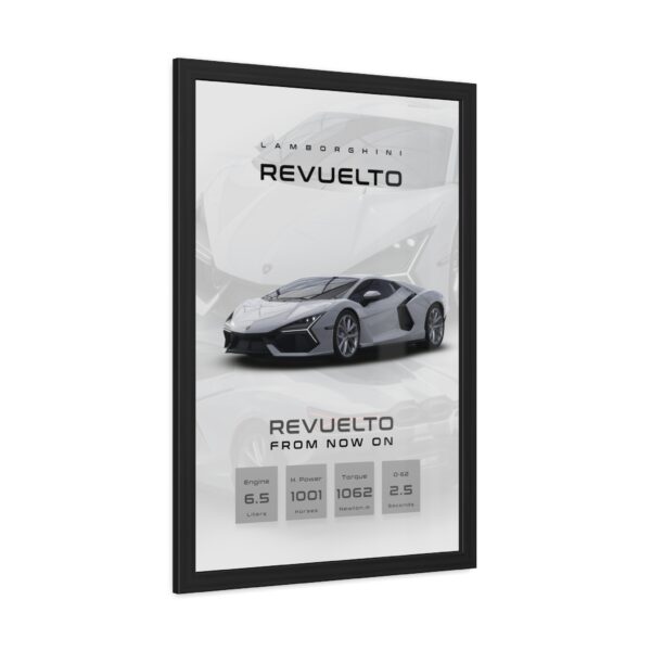 Lamborghini Revuelto Framed Poster - Image 4
