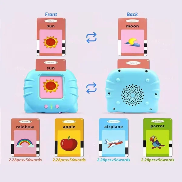 Kids Talking Flashcards - Electronic Learning Toy for Preschool English - Image 10