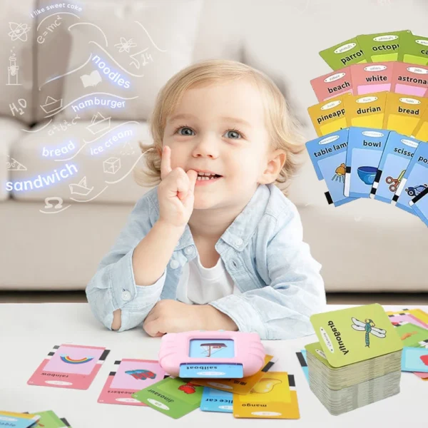 Kids Talking Flashcards - Electronic Learning Toy for Preschool English - Image 3