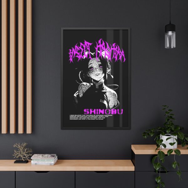 Shinobu insect hashira - Edgy Wall Art, Perfect for Gamer Decor, Housewarming Gift, Anime Enthusiast, Unique Home Style - Image 2