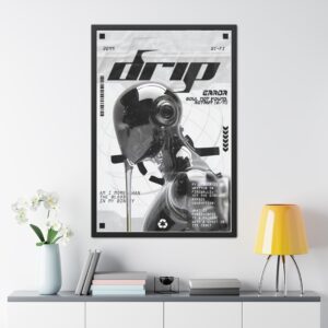 Futuristic Art Print, Cyberpunk Wall Decor