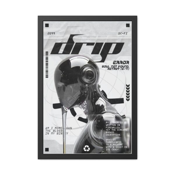 Futuristic Art Print, Cyberpunk Wall Decor - Image 3