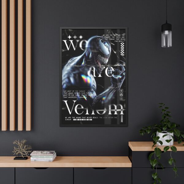 We are Venom Poster Print, Framed Wall Art, Marvel Decor - Image 2