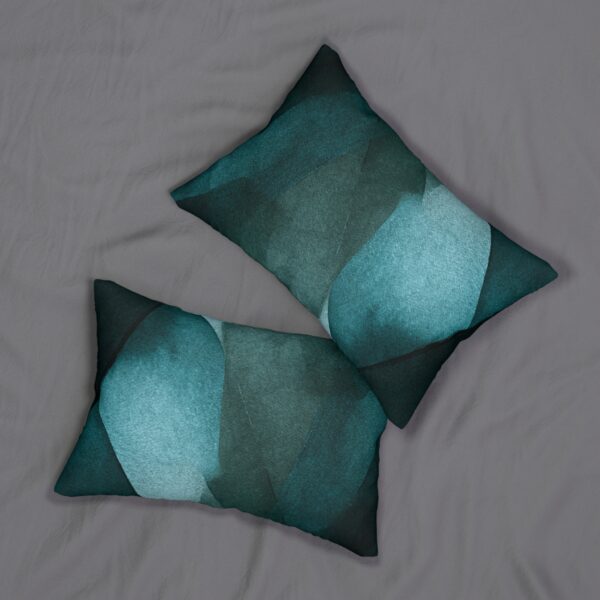 Abstract Watercolor Lumbar Pillow, Modern Home Decor, Cozy Couch Cushion, Gift for Her, Relaxing Bedroom Accent, Boho Style - Image 4