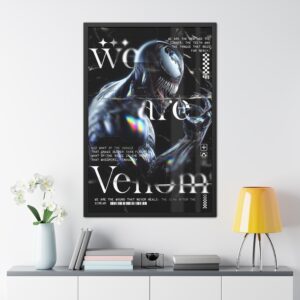 We are Venom Poster Print, Framed Wall Art, Marvel Decor