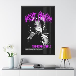 Shinobu insect hashira - Edgy Wall Art, Perfect for Gamer Decor, Housewarming Gift, Anime Enthusiast, Unique Home Style